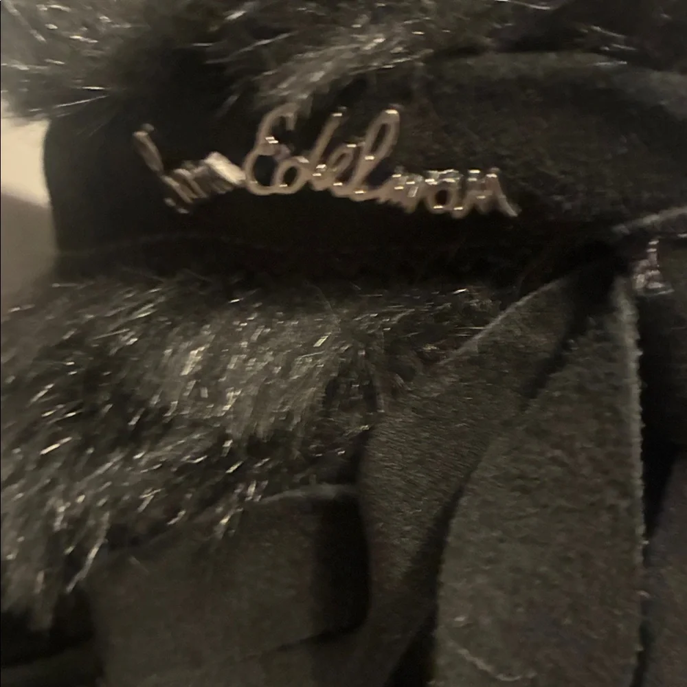 Sam Edelman Black Faux Fur Winter Boots - Picture 4 of 15